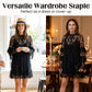 Elegant Hollow-Out Lace Dress