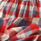 Women's Plaid Tie-Shoulder Sleeveless Top
