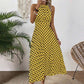 Women's Polka Dot Halter Neck Dress