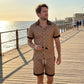 📢📢30% OFF !! ⏰New arrivals now on sale-Men's Printed 2-Piece Summer Set【Limited Release】