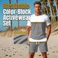📢📢40% OFF !! ⏰Men's Summer Color-Block Sportswear Set