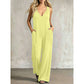 📢📢30% OFF !! ⏰Women's Effortless Summer V-Neck Jumpsuit