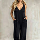 📢📢30% OFF !! ⏰Women's Effortless Summer V-Neck Jumpsuit