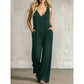 📢📢30% OFF !! ⏰Women's Effortless Summer V-Neck Jumpsuit