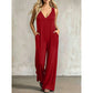 📢📢30% OFF !! ⏰Women's Effortless Summer V-Neck Jumpsuit
