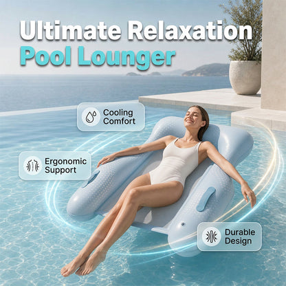 📢📢40% OFF !! ⏰Skin-Friendly PVC Pool Lounger Float