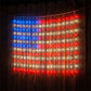 📢📢50% OFF !! ⏰ Patriotic Flag Net Lights – USB, Waterproof, 50,000-Hour ✨