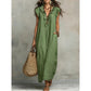 📢📢40% OFF !! ⏰Women's Casual Sleeveless V-Neck Ruffle Dress