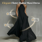 📢📢40% OFF !! ⏰Women's Elegant Sleeveless Halter Maxi Dress