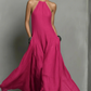 📢📢40% OFF !! ⏰Women's Elegant Sleeveless Halter Maxi Dress