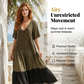📢📢40% OFF !! ⏰ Bohemian Leopard Maxi Dress – V-Neck, Tiered, Flowy Resort Style 🌴
