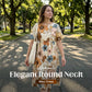 Women's Elegant Round Neck Maxi Dress