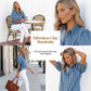 📢📢40% OFF !! ⏰ Women's Puff Sleeve Denim Blouse – Button-Down, Lapel Collar, Lightweight 🌟