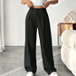 📢📢40% OFF !! ⏰ Women's High Waist Wide-Leg Pants – Belt Loops, Hidden Zipper, Flowing Fit 🌟
