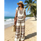 📢📢40% OFF !! ⏰Women's Printed Top & Pants 2-Piece Set