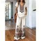 📢📢40% OFF !! ⏰Women's Printed Top & Pants 2-Piece Set