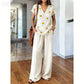 📢📢40% OFF !! ⏰Women's Printed Top & Pants 2-Piece Set