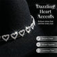 Women's Rhinestone Heart Cowboy Hat Elegant French Jazz Fedora
