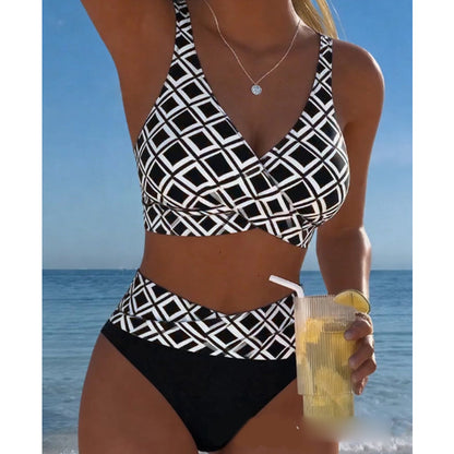 ⏳Limited-time 50% off⏰Women's High Waist Two-Piece Bikini Set🏖️👙