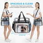 Clear Tote Bag with Zipper