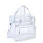 Clear Tote Bag with Zipper