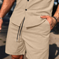 Men's Casual Short Sleeve Shirt & Shorts Set