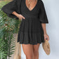 🔥New Arrival💗Women's Lace Crochet Romper Dress with Built-in Shorts