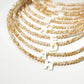 Romantic Initial Beaded Choker Necklace