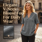 📢📢40% OFF !! ⏰Women's Casual Loose Fit V-Neck Blouse
