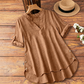 📢📢40% OFF !! ⏰Women's Casual Loose Fit V-Neck Blouse