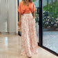⏳Limited-time 50% off⏰Elegant ladies two piece set 【V-neck top & wide leg pants】👚👖