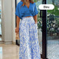 ⏳Limited-time 50% off⏰Elegant ladies two piece set 【V-neck top & wide leg pants】👚👖