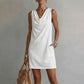 Elegant Slim Fit Cowl Neck Dress
