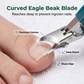 📢📢Buy 1 get 1 free  !! ⏰ Precision Nail Care 3-Piece Set | Curved Blade Prevents Splitting - Double-Sided File Smooths Rough Edges | 🏃‍ At-Home Care - Perfect for Travel
