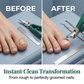 📢📢Buy 1 get 1 free  !! ⏰ Precision Nail Care 3-Piece Set | Curved Blade Prevents Splitting - Double-Sided File Smooths Rough Edges | 🏃‍ At-Home Care - Perfect for Travel