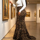 Women's Leopard Print Elastic Maxi Skirt