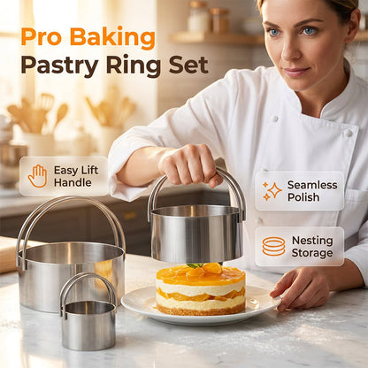 📢📢40% OFF !! ⏰Professional 5-Piece Pastry Cutter Set