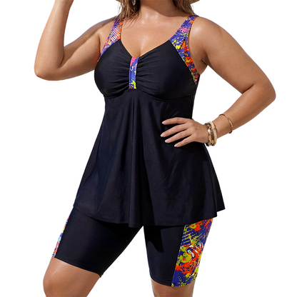 🌸Women's Flowy Tankini Top and Shorts Bathing Suit