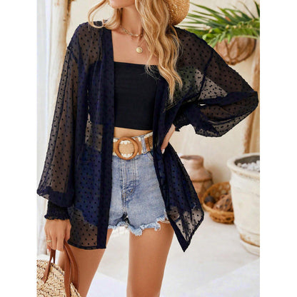 👚Women's Lightweight Sheer Cover Up Cardigan