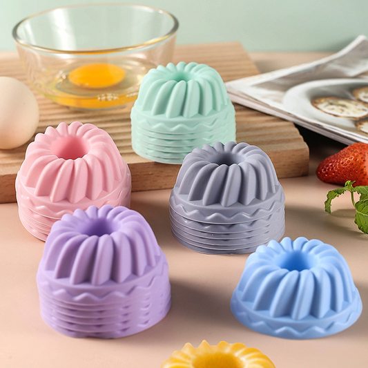 🎉 2026 Sale — Over 27,000 Sold!🍩 Silicone Donut‑Style Baking Cups‑Reusable Non‑Stick Muffin Molds 🧁