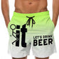 📢📢40% OFF !! ⏰Men's 3D Graphic Printed Casual Shorts