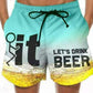 📢📢40% OFF !! ⏰Men's 3D Graphic Printed Casual Shorts