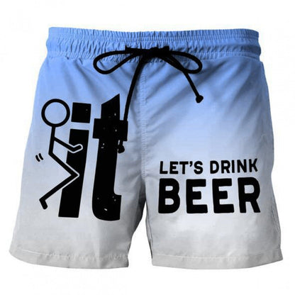 📢📢40% OFF !! ⏰Men's 3D Graphic Printed Casual Shorts