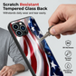 Vibrant Patriotic Glass Phone Case