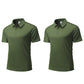Men's Summer Breathable Collared T-Shirt