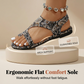 Women's Ethnic Flat Slide Sandals