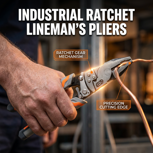 📢📢40% OFF !! ⏰ Ratchet Cable Wire Cutter Pliers – Industrial Grade, Self-Locking, Multi-Tool ✨