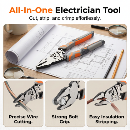 📢📢40% OFF !! ⏰ Ratchet Cable Wire Cutter Pliers – Industrial Grade, Self-Locking, Multi-Tool ✨