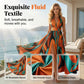 Women's Halter V-Neck Side Slit Maxi Dress