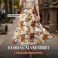 Women's Boho Floral Maxi Skirt